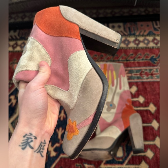 Diesel patchwork boots - Picture 2 of 4